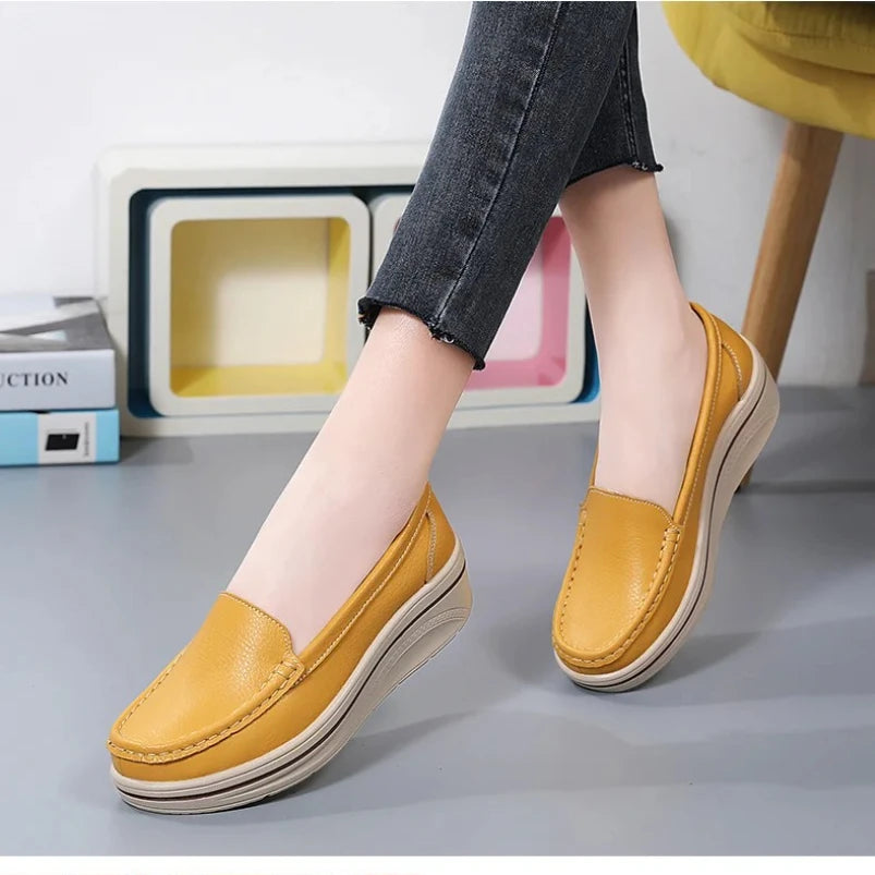 Celeste™ | Wedge Comfort Slip-On Loafer