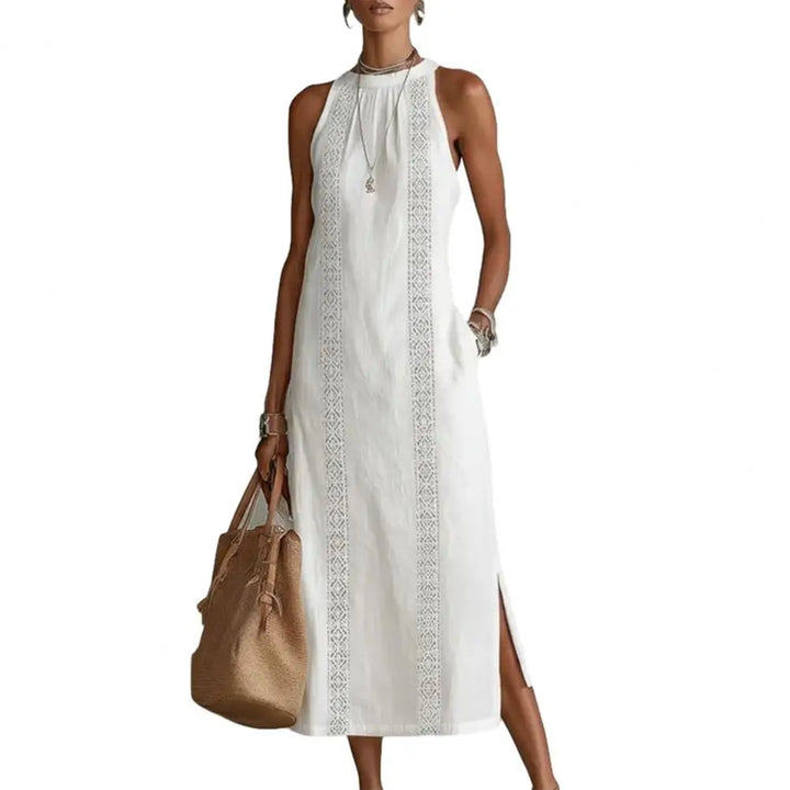 Celeste™ | Boho Lace Split Sundress