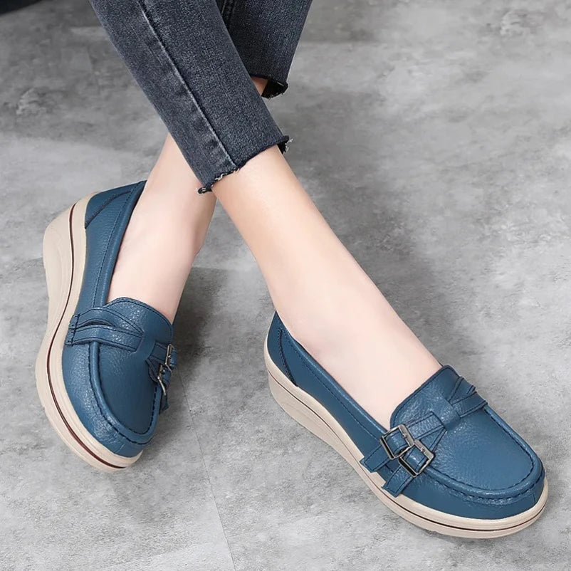 Vivienne™ | Comfort Platform Leather Loafer