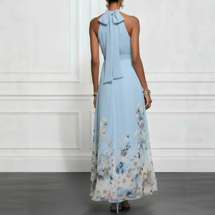 Océane™ | Halter Neck Empire Waist Maxi Dress
