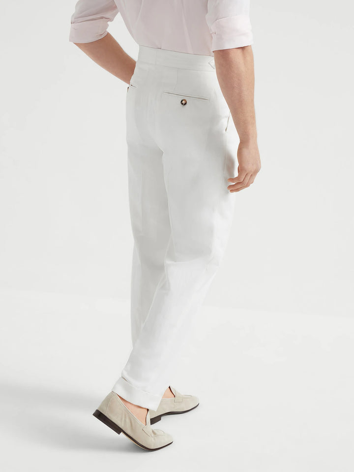 Caspian™ | Italian High-Waist Suit Trouser