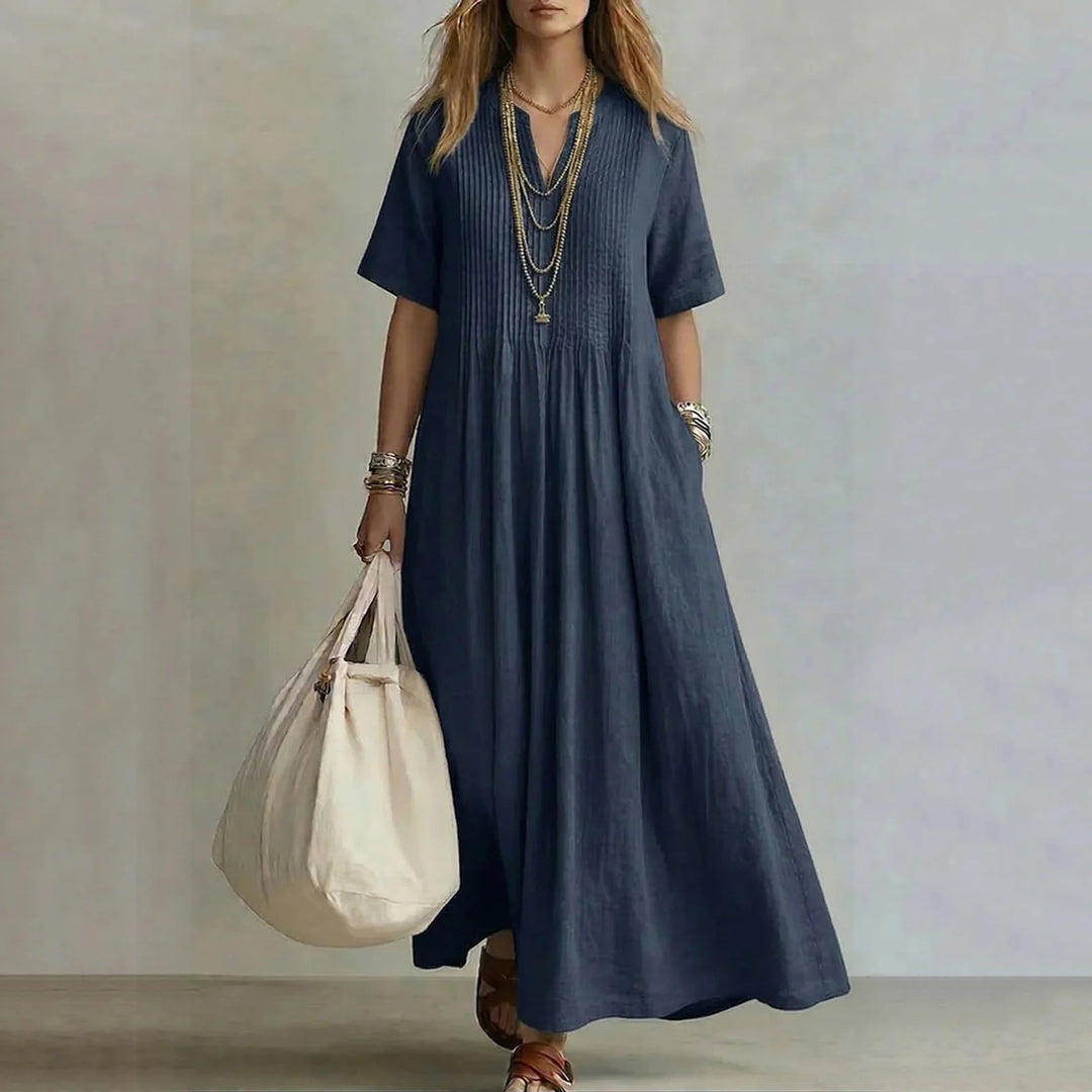 Noémie™ | Pintuck Maxi Dress