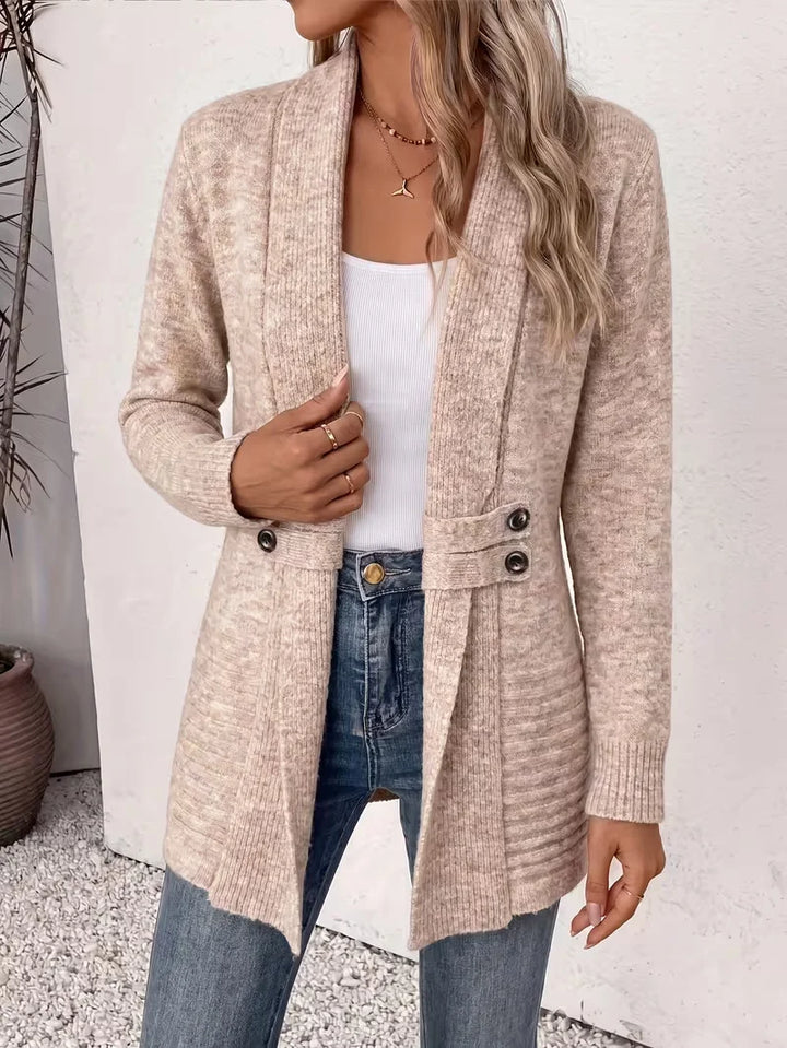 Sophie™ | Cosy Open-Front Knit Cardigan