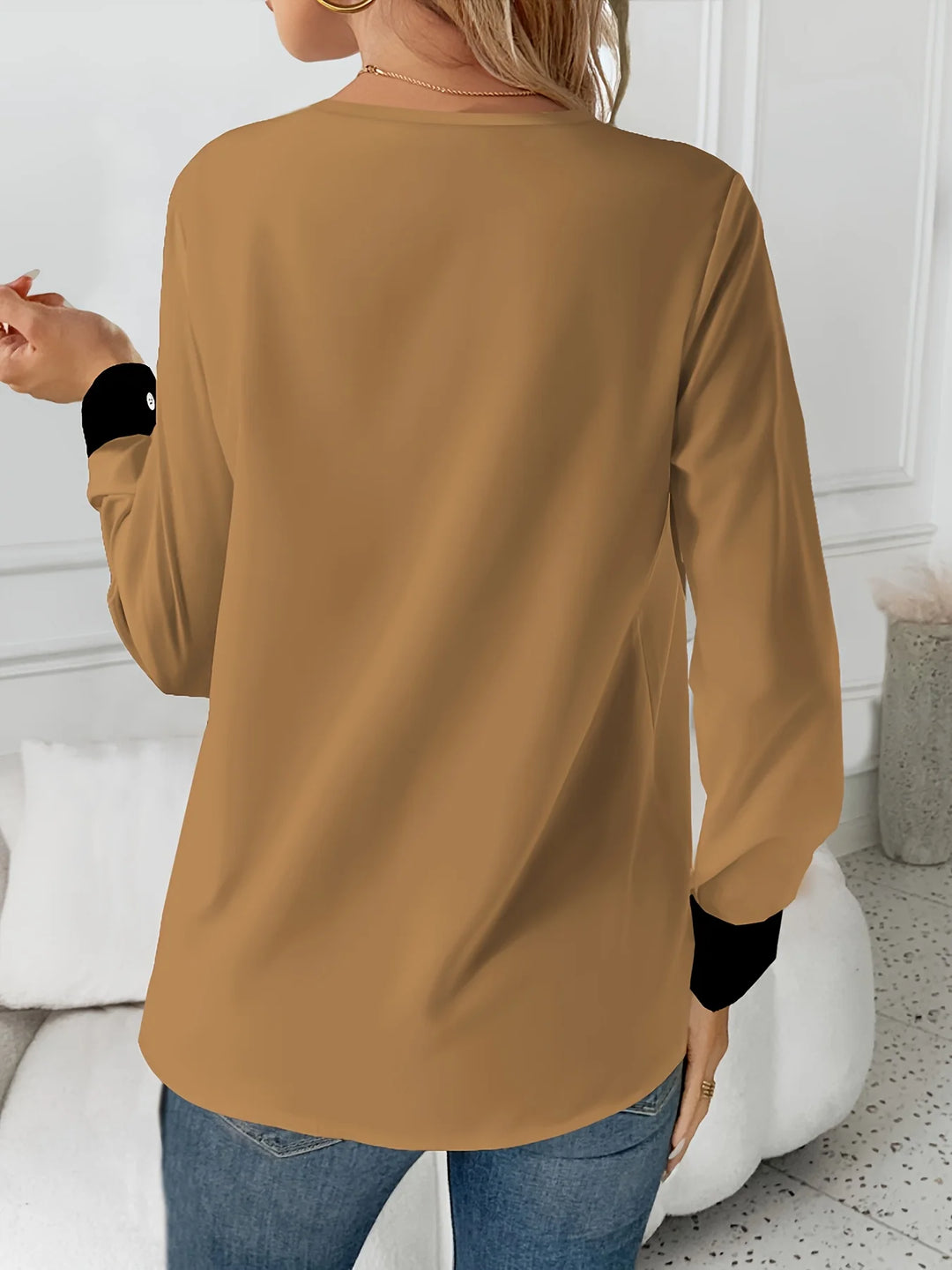 Sylvie™ | Effortless Loose Long-Sleeve Top