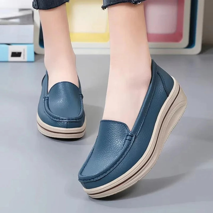 Celeste™ | Wedge Comfort Slip-On Loafer