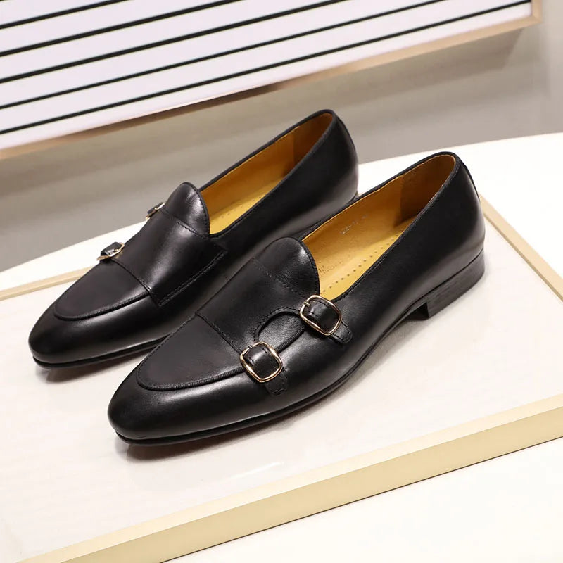 Lucian™ | Hand-Painted Monk Strap Loafer