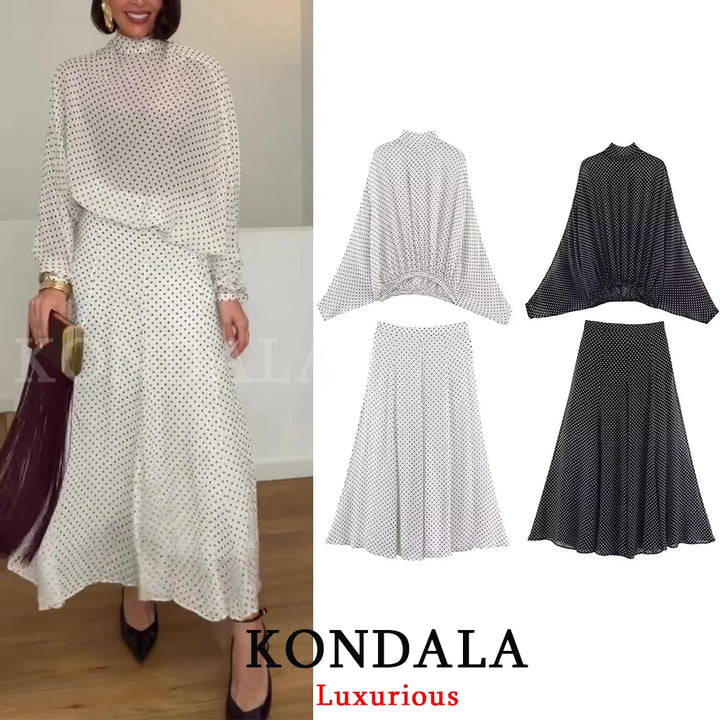 Colette™ | Polka Dot Chiffon Holiday Set