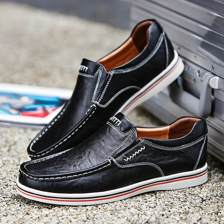 Lorenzo™ | Genuine Leather Slip-On Loafers