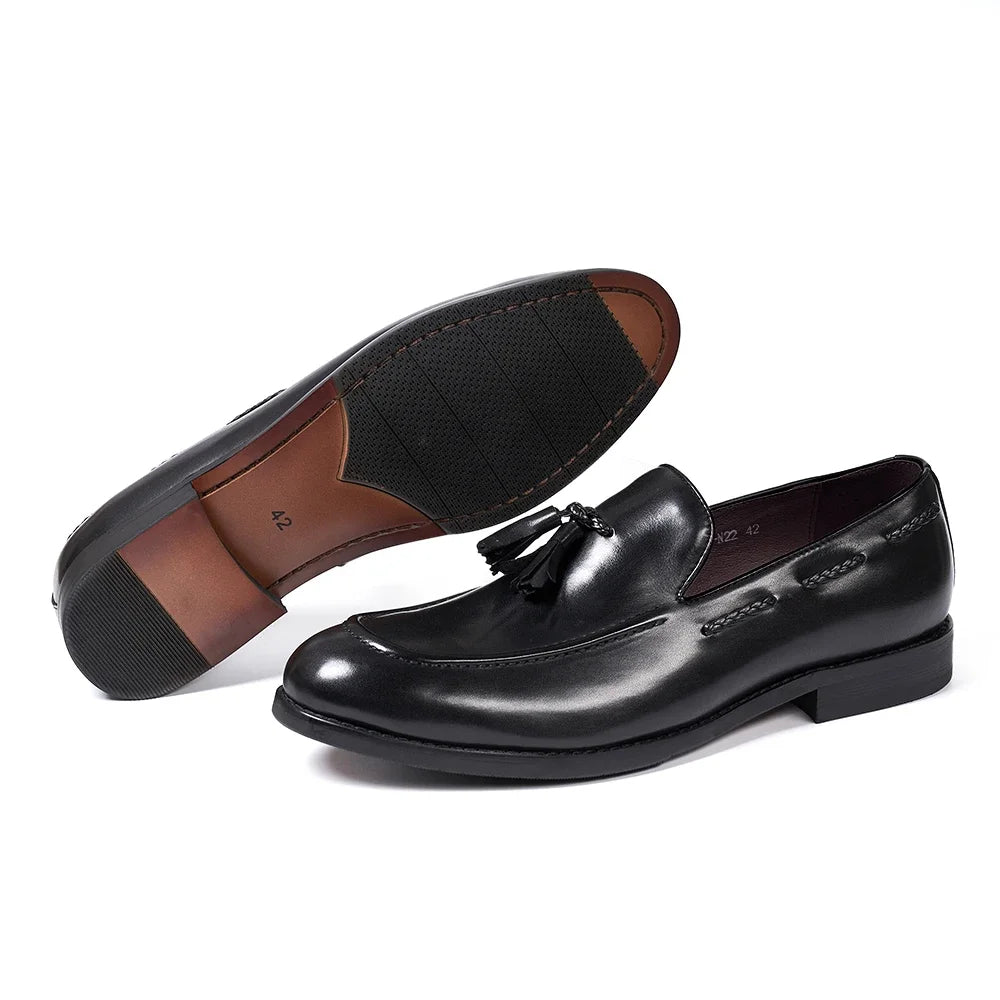 James™ | Classic Tassel Leather Loafer