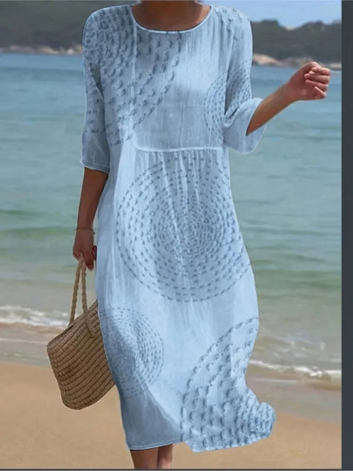 Renée™ | Printed Relaxed Midi Dress