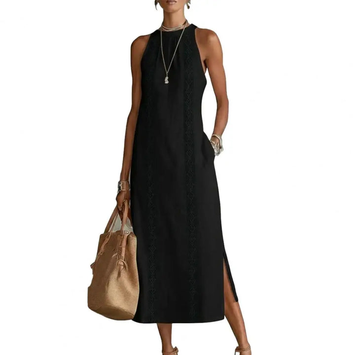Celeste™ | Boho Lace Split Sundress