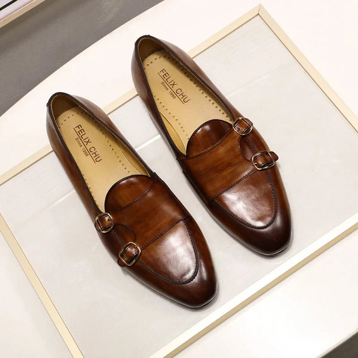 Lucian™ | Hand-Painted Monk Strap Loafer