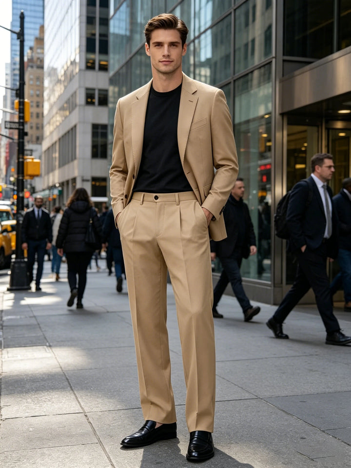 Arthur™ | Pleated Wide-Leg Dress Trouser