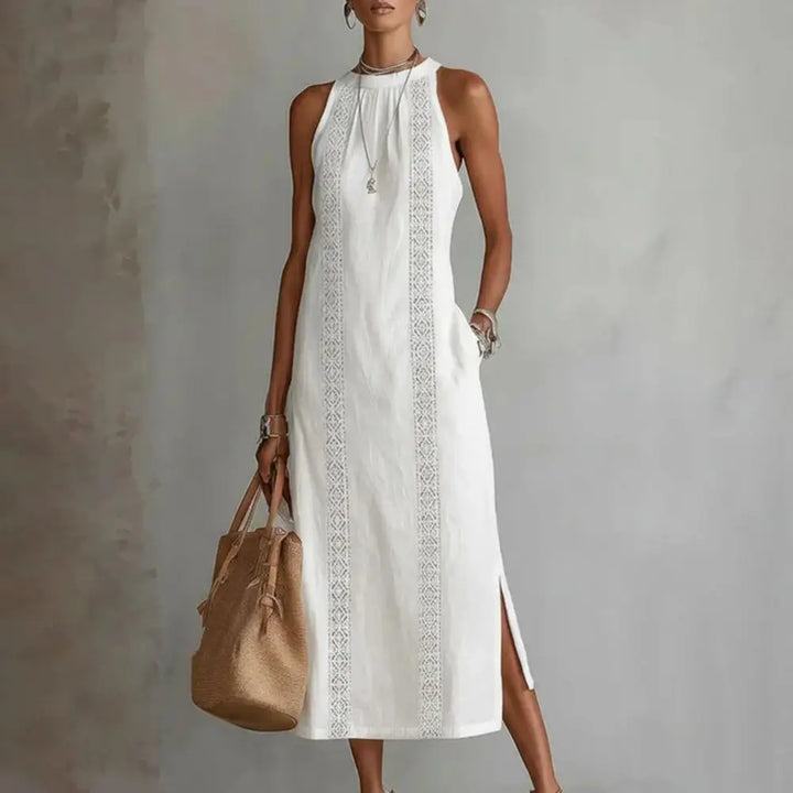 Celeste™ | Boho Lace Split Sundress