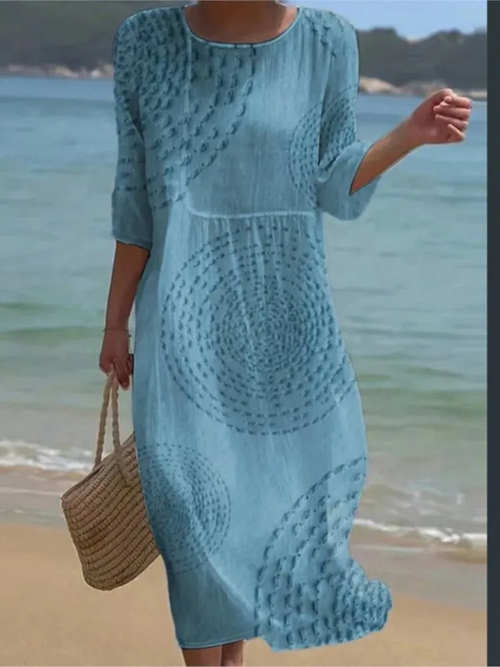 Renée™ | Printed Relaxed Midi Dress