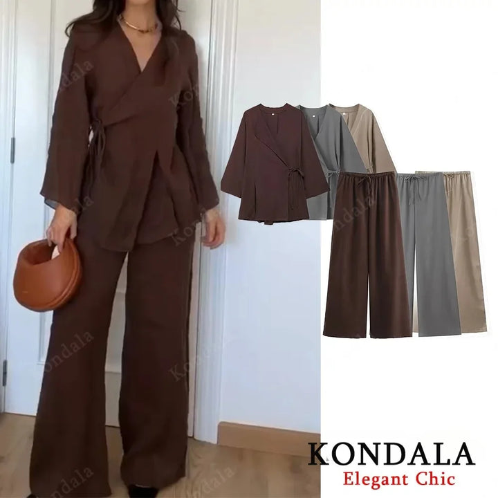 Rosalie™ | Kimono Crossover Elastic Set