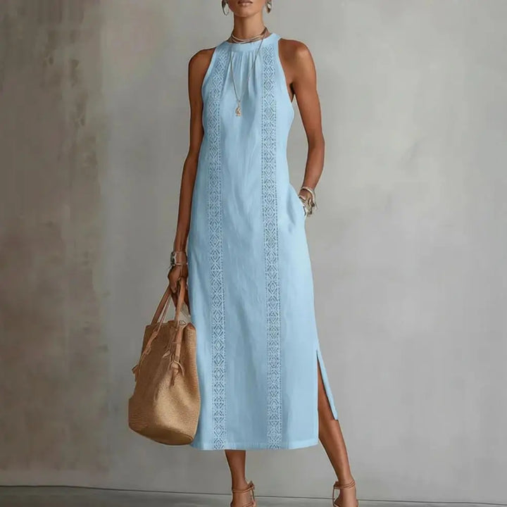 Celeste™ | Boho Lace Split Sundress