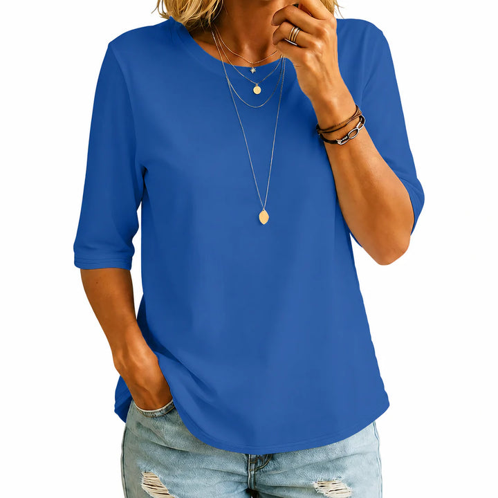 Clarisse™ | Comfort Round-Neck Tee