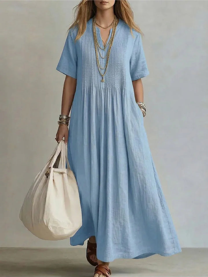 Noémie™ | Pintuck Maxi Dress