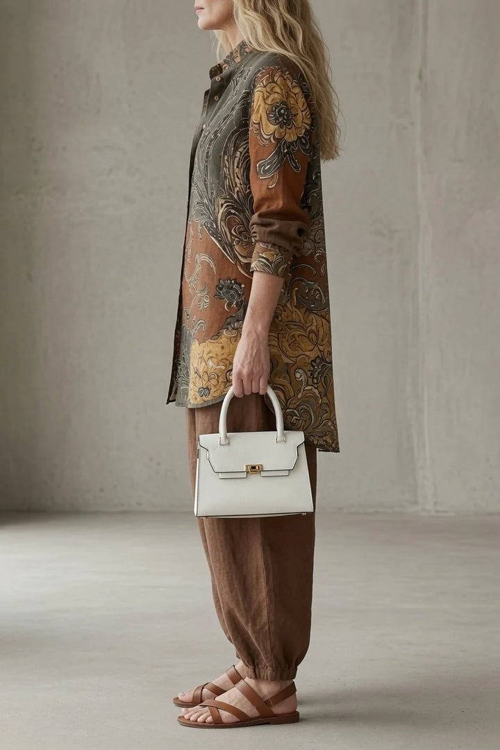 Tara™ | Vintage Print Shirt Set