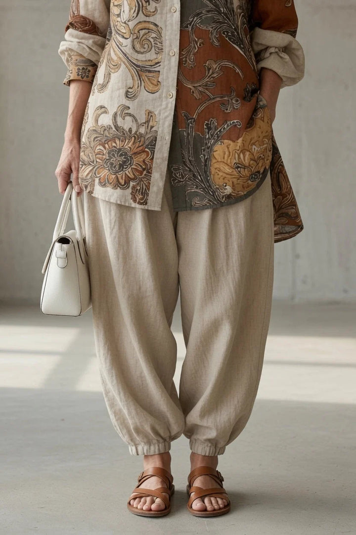 Tara™ | Vintage Print Shirt Set