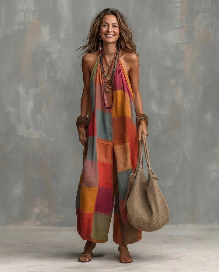 Roxane™ | Halter Wide-Leg Jumpsuit