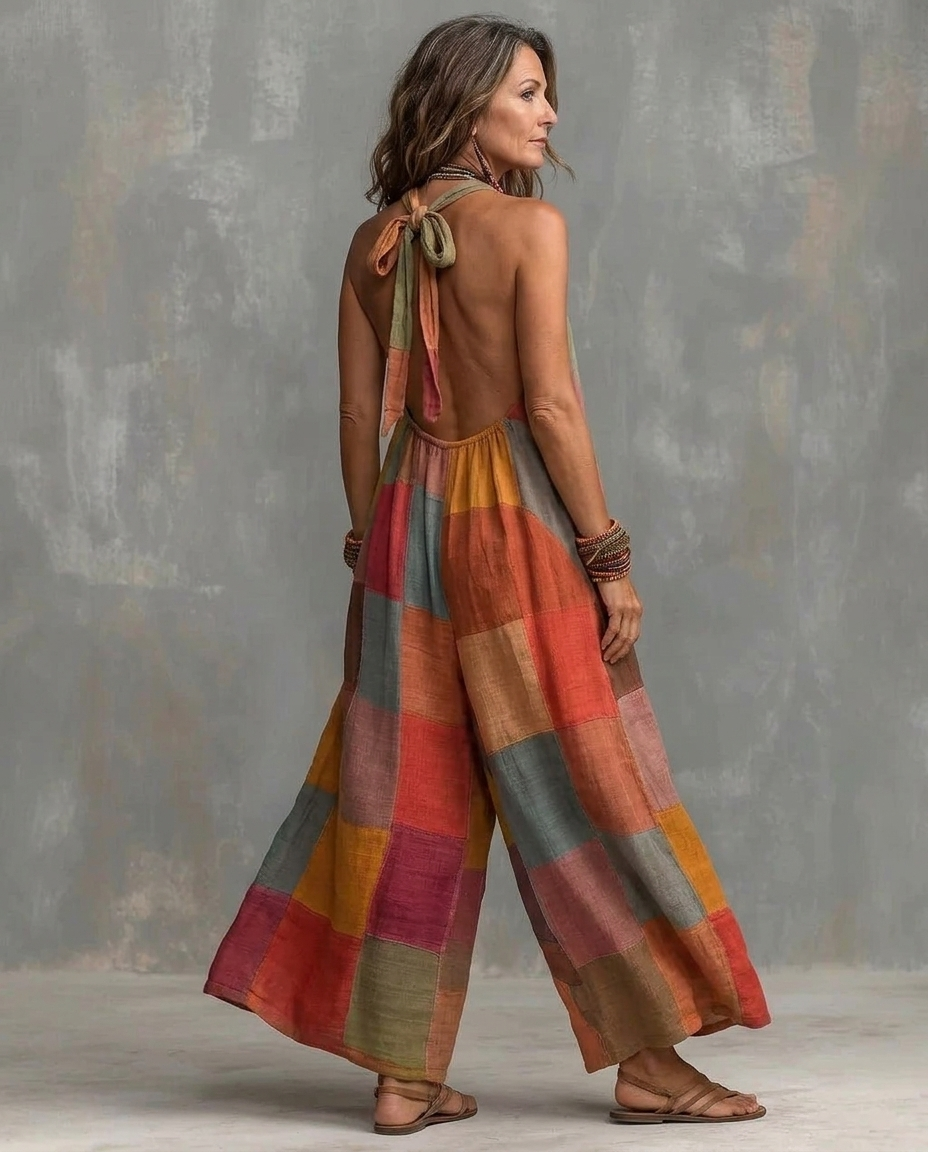 Roxane™ | Halter Wide-Leg Jumpsuit