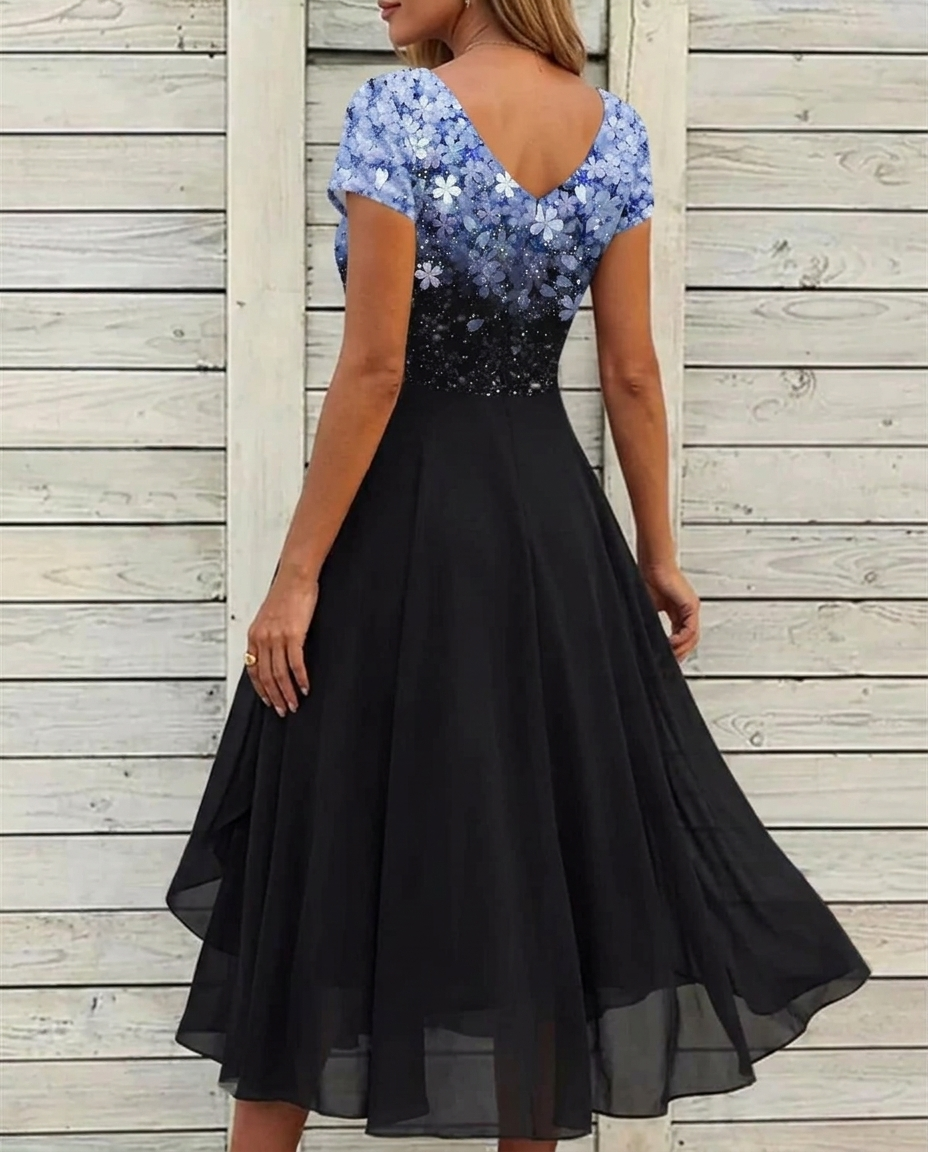 Adèle™ | Lace Patchwork Sheath Dress
