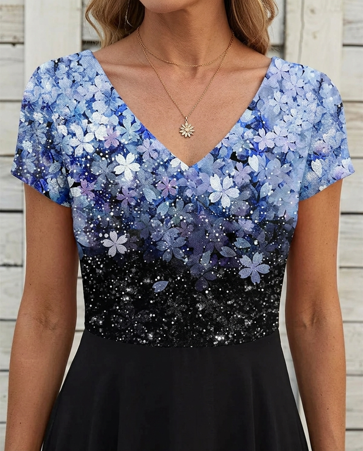 Adèle™ | Lace Patchwork Sheath Dress