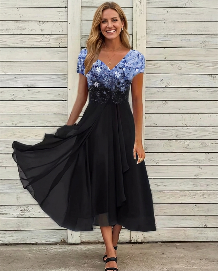 Adèle™ | Lace Patchwork Sheath Dress