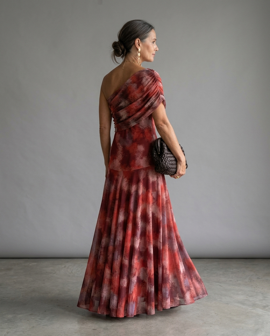 Zoé™ | One-Shoulder Ruched Bodycon Maxi Dress