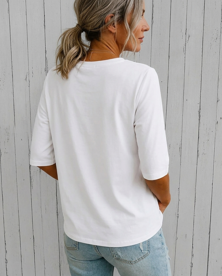 Clarisse™ | Comfort Round-Neck Tee