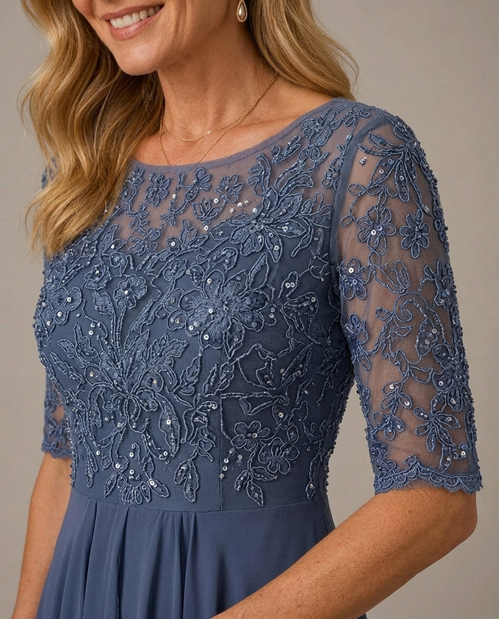 Marguerite™ | The Flattering Lace Midi Dress