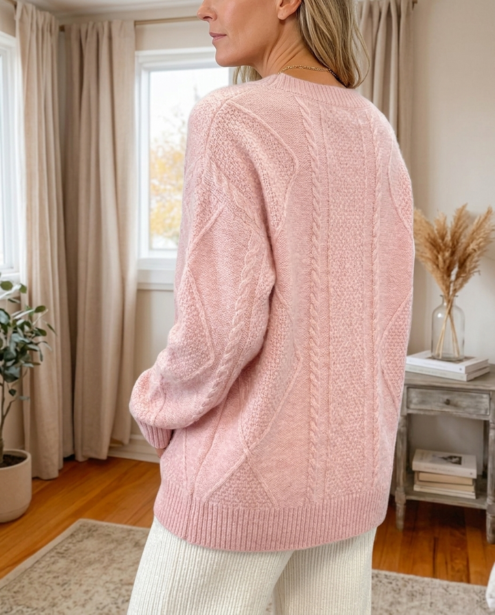Hensley™ | V-Neck Button Knit Cardigan