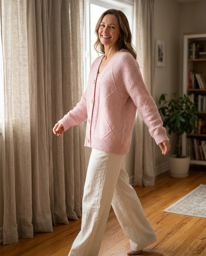 Hensley™ | V-Neck Button Knit Cardigan