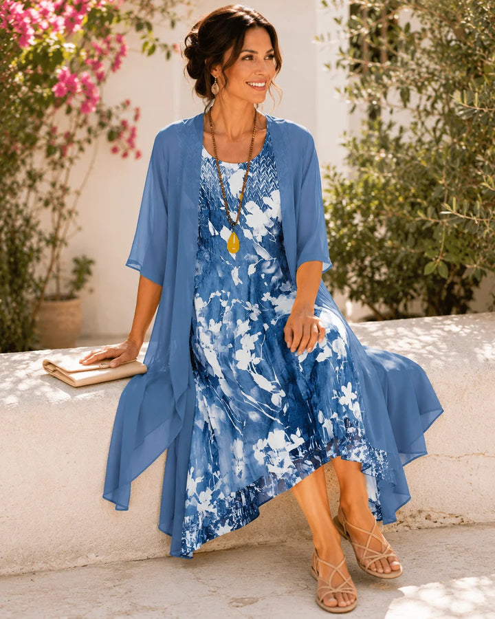 Faustine™ | Breezy Two-Layer Chiffon Dress